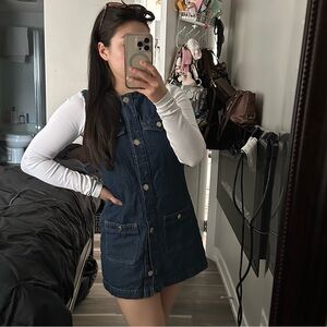 Divided Dark Blue Denim Mini Dress
